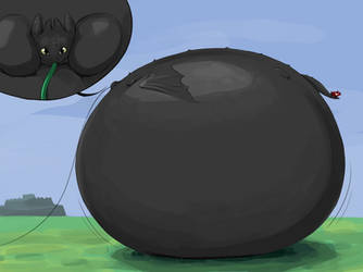 Toothless Inflation Animation Fat-Night-Furies | DeviantArt