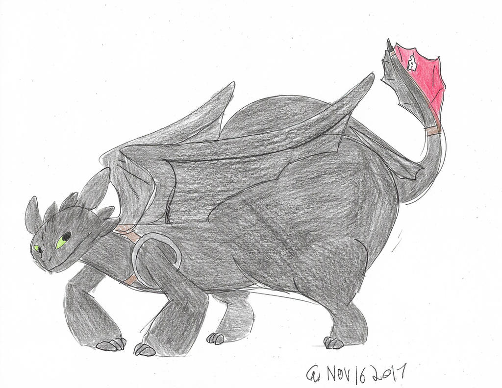Toothless Inflation Animation Toothless Butt expansion 3 by fatthoron on DeviantArt