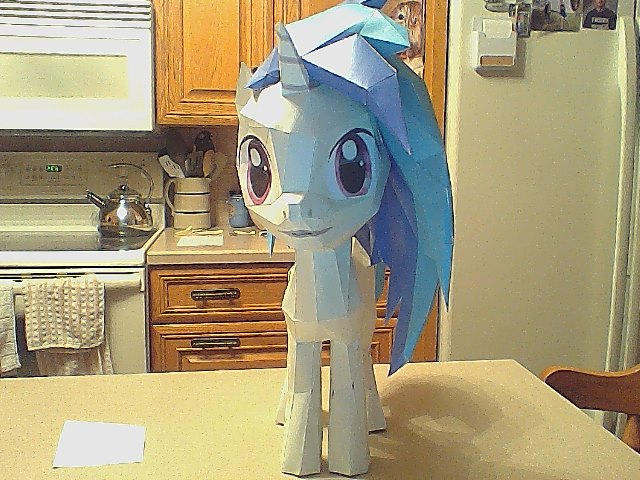 Vcr Papercraft Vinyl Scratch Papercraft by The-Handy-Man on DeviantArt