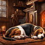 Bassethound Sleeping (8)