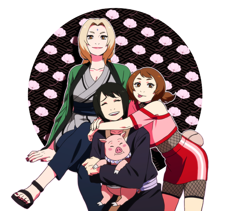 Konoha Ladies Trio By Mananeez On DeviantArt konoha-ladies-trio-by-mananeez-on-deviantart