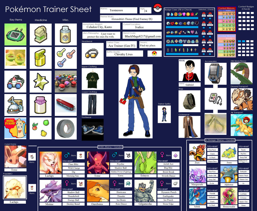 Pokemon Trainer Card by BlackMage8217 on DeviantArt