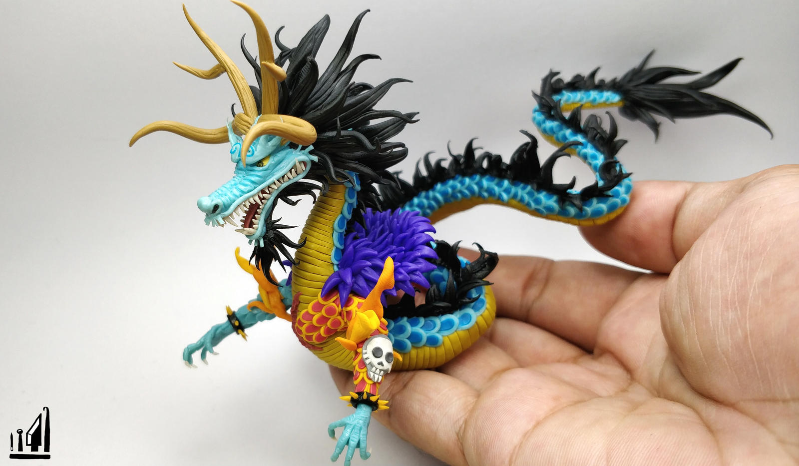 Dragon Kaido Polymer Clay Figure By Bl Ea Ch On Deviantart