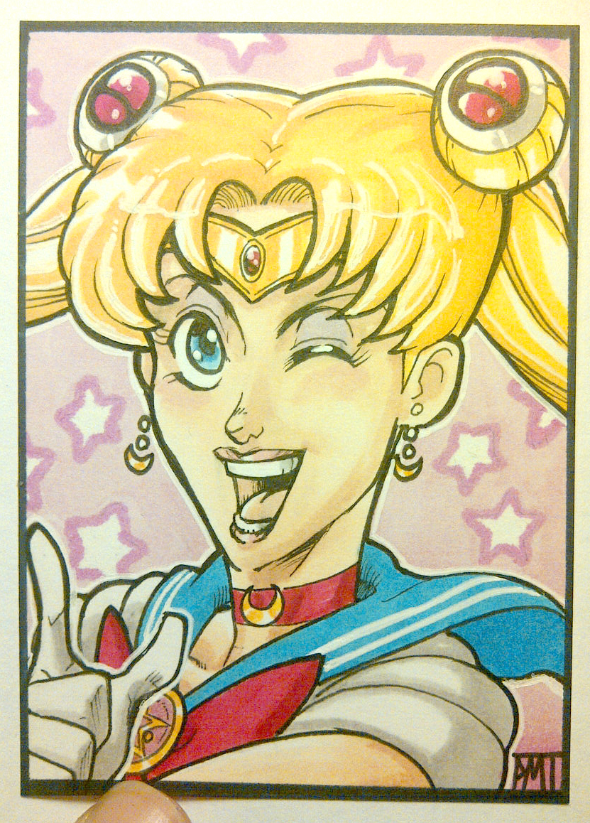 Sketch Card : In name of the Moon