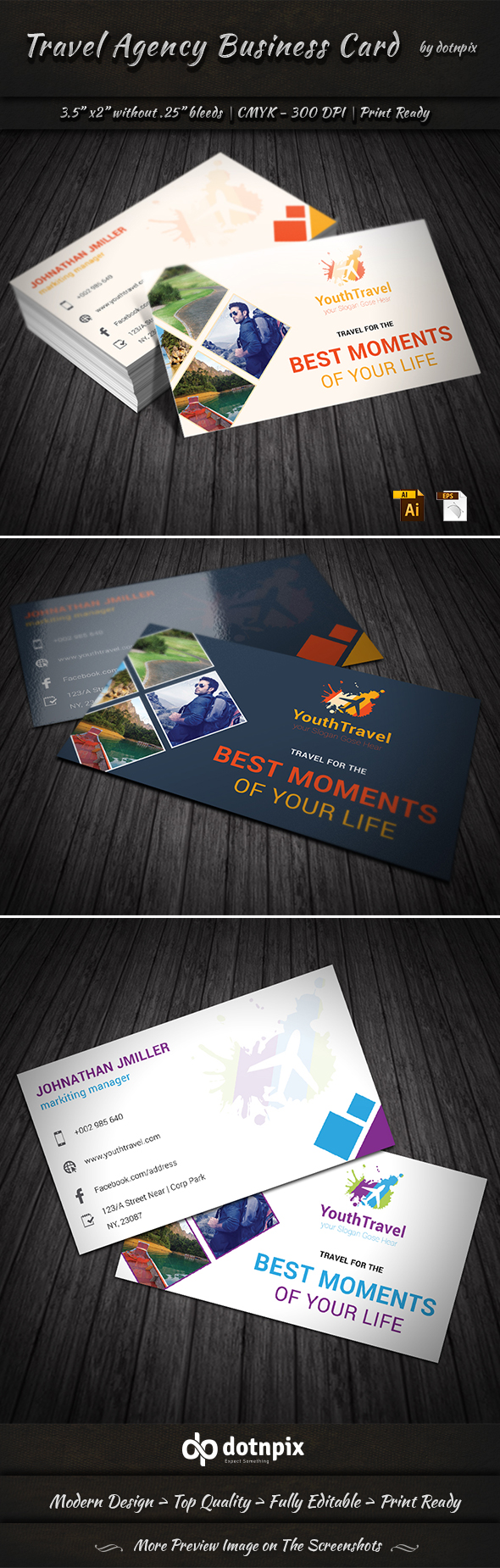 Travel Agency Business Card