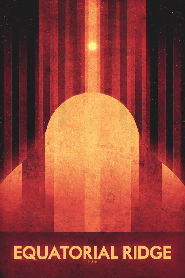 Equatorial Ridge - Space Poster by FabledCreative on DeviantArt