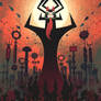 Samurai Jack and Aku