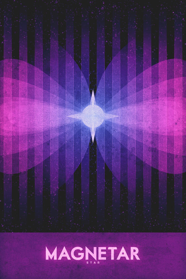 Star - Magnetar - Space Poster by FabledCreative on DeviantArt