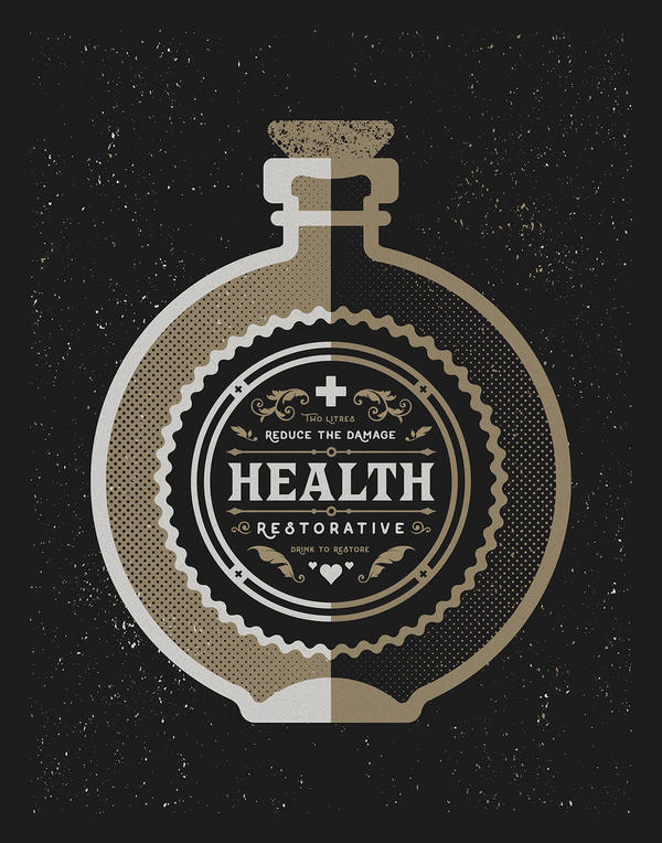Bottle - Health Restorative by FabledCreative