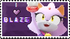 I love Blaze stamp