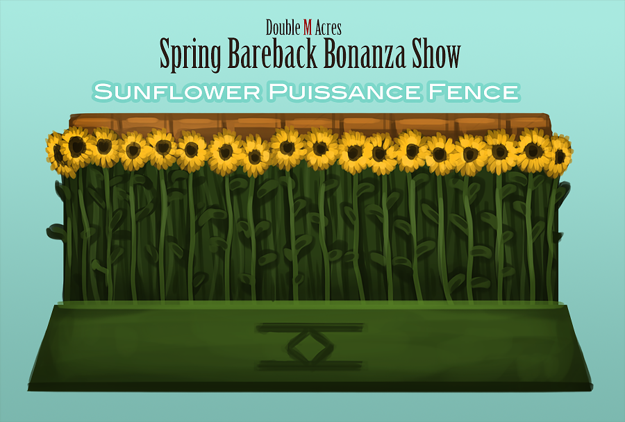 Sunflower Puissance Fence