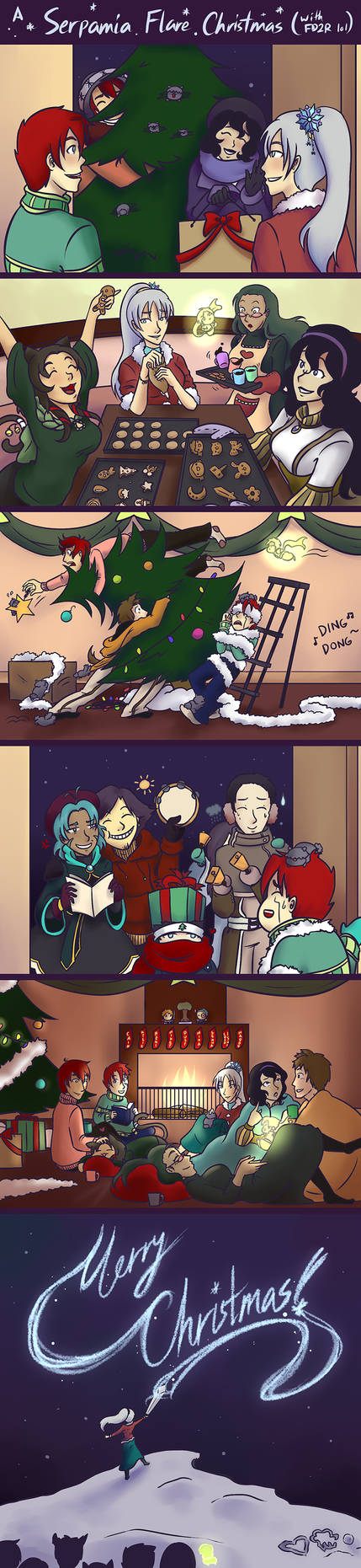 A Serpamia Flare Christmas (with FD2R) by CiciEnixa
