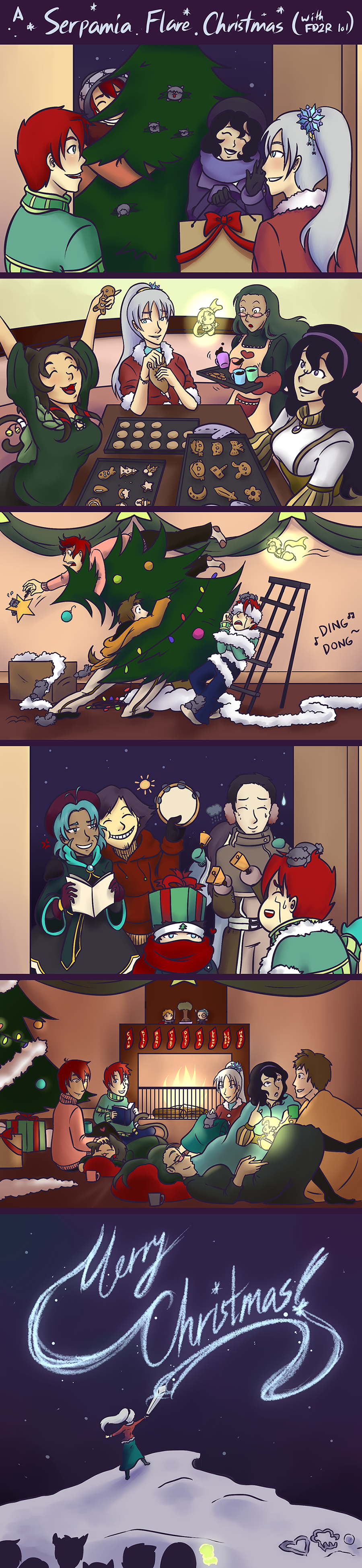 A Serpamia Flare Christmas (with FD2R) by CiciEnixa