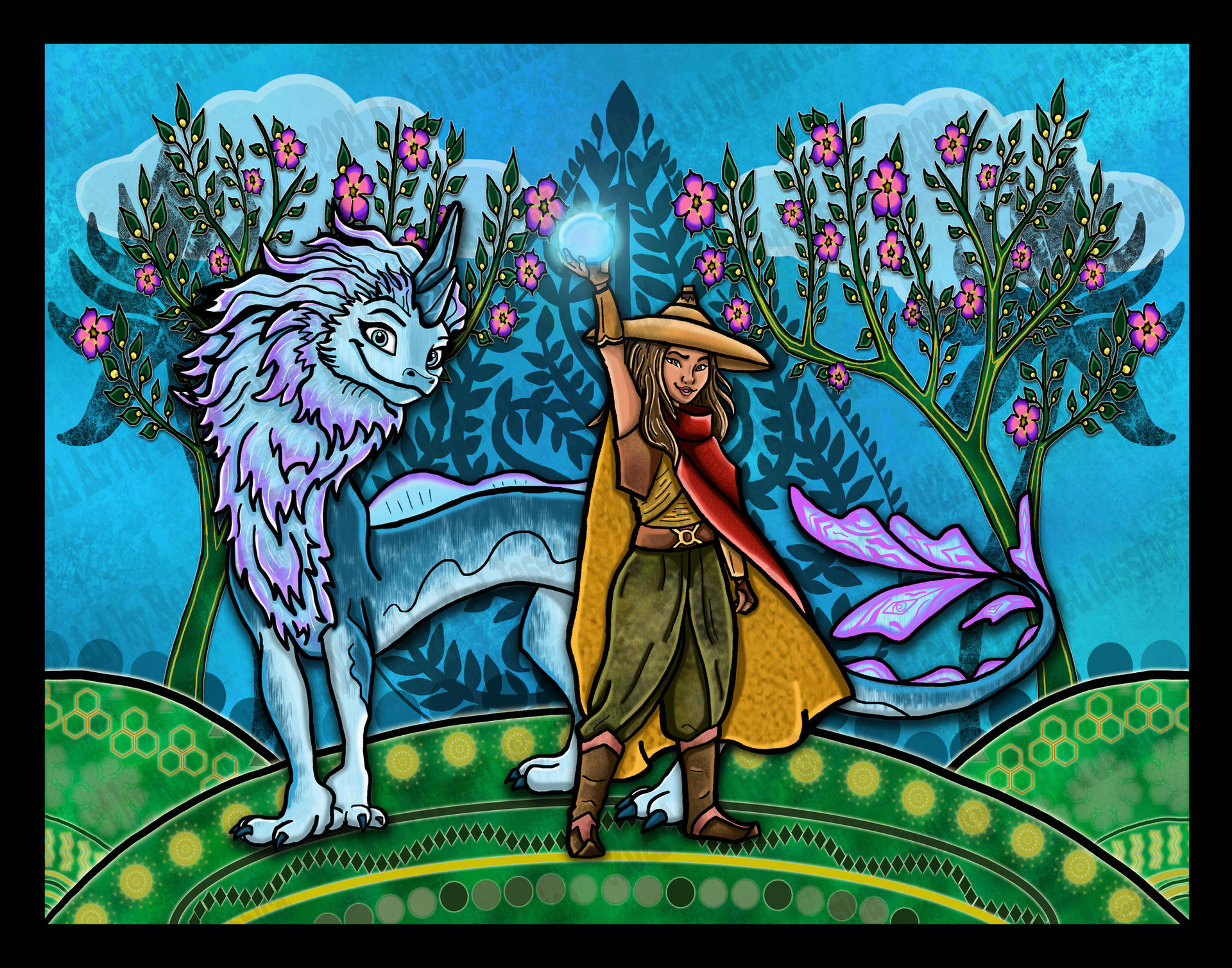 Raya by ArtbyRedJessica on DeviantArt