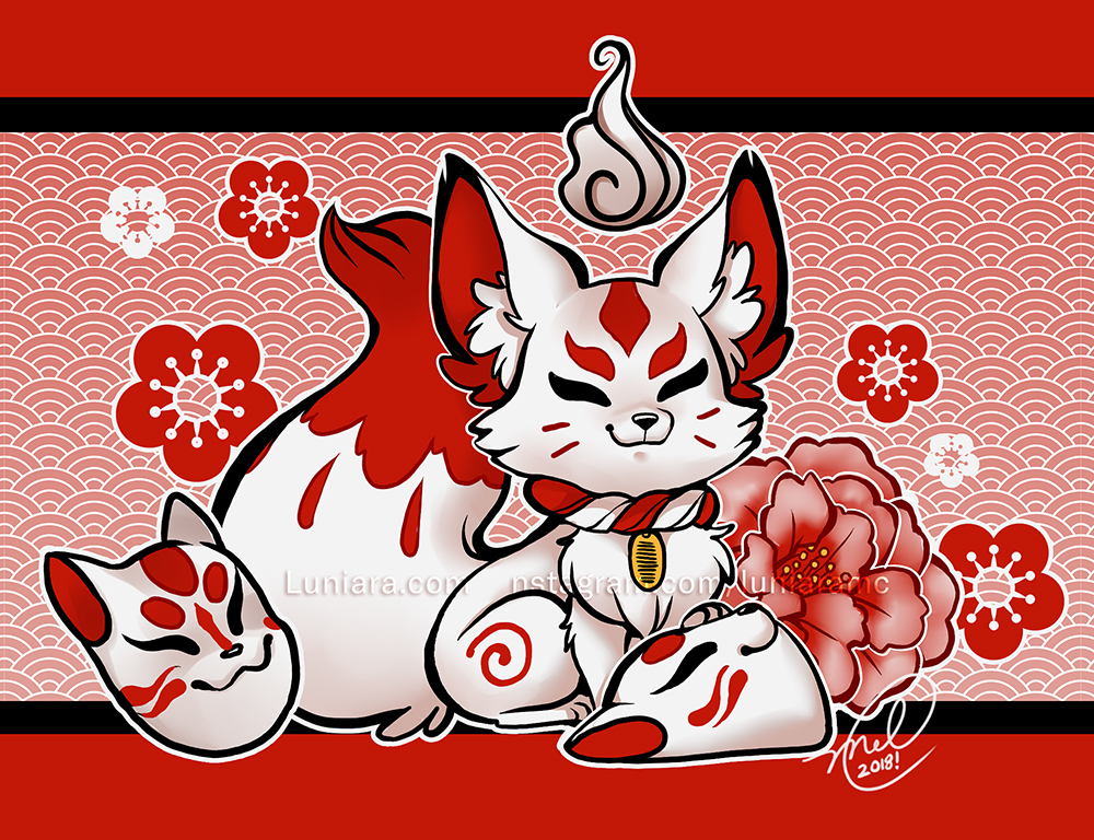 Kitsune mask by Bakenekoya on DeviantArt