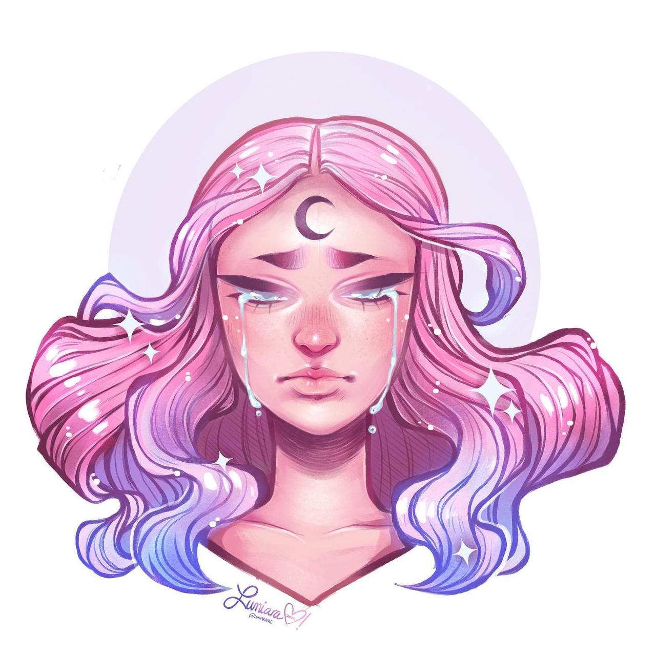 cotton candy tears