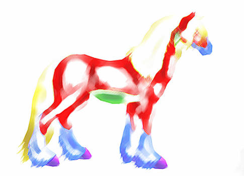 Colored Horse