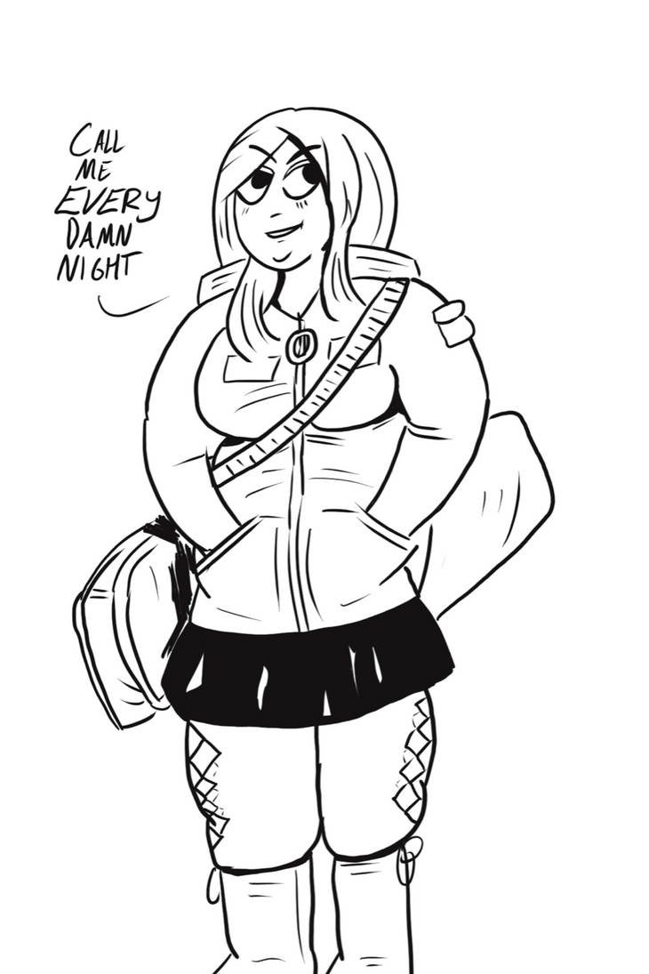 Envy Adams sketch by WaterfallFantastico on DeviantArt