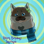 Happy Birthday Sagutoyas  by Whitehuntress
