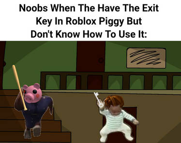 piggy on roblox  Piggy, Roblox funny, Roblox memes