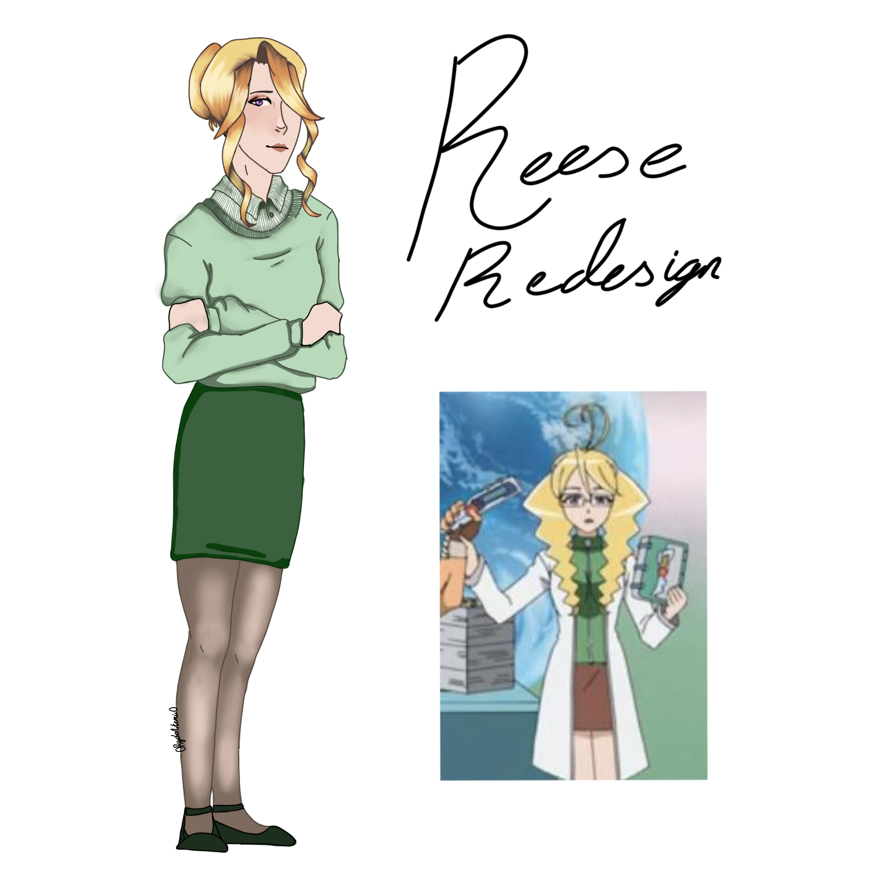 Reese redesign! by 0PsychoArtemis0 on DeviantArt
