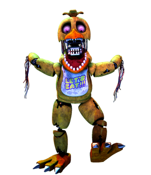 [FNaF/CollabEntry] Withered Chica Render