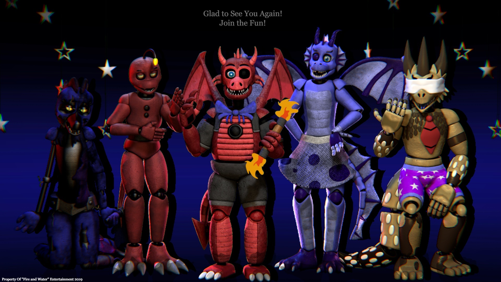 Fnaf animatronics by Felicity-Artist on Newgrounds