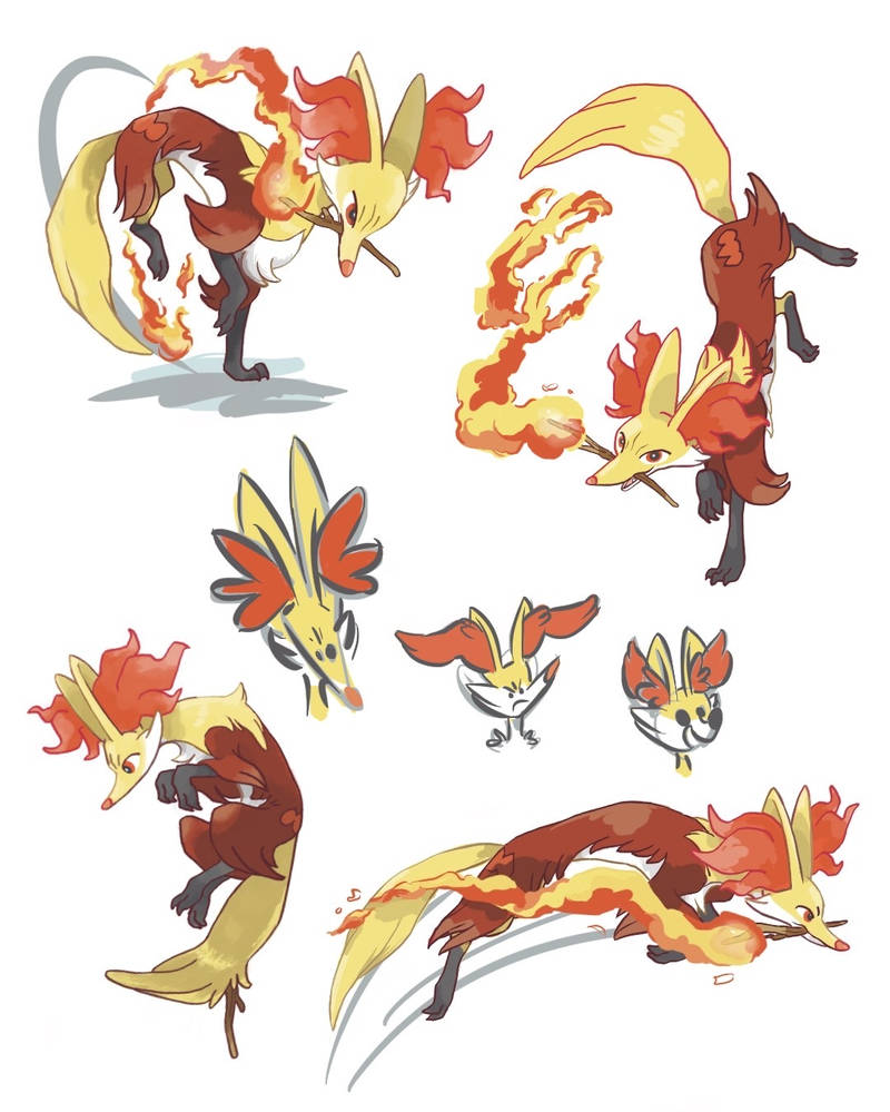 Delphox Model Animation Delphox by tunnelinu on DeviantArt