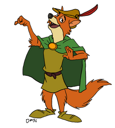Disney Robin Hood better with a cape
