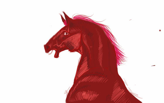 red horse