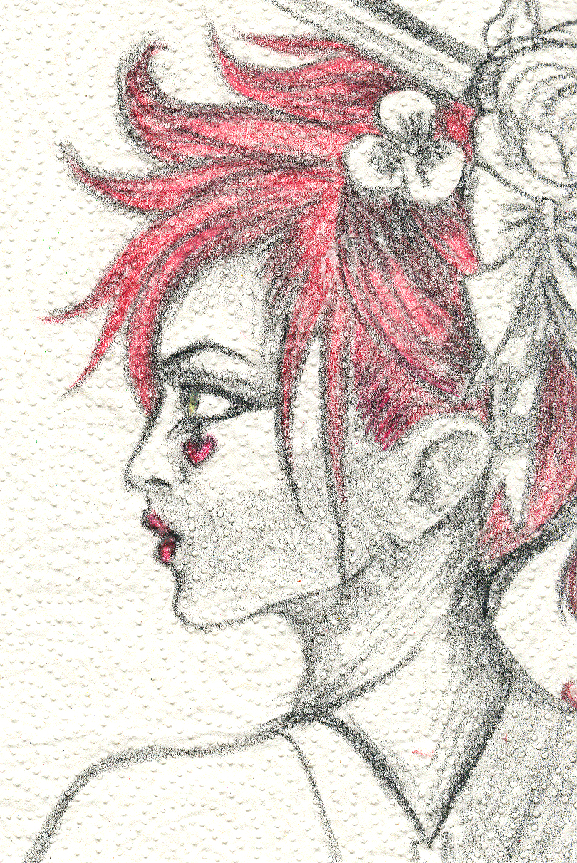 Emilie Autumn in Paper Towel and Crayon