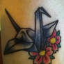 Origami Crane Tattoo