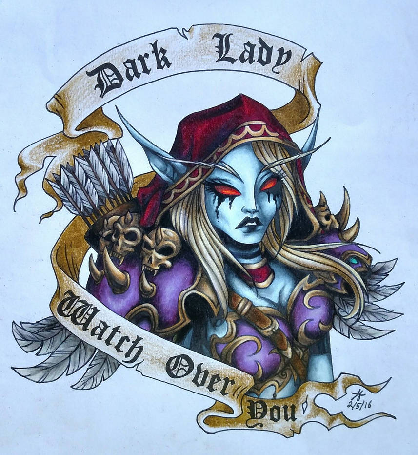 Dark Lady Watch Over You by mrinx