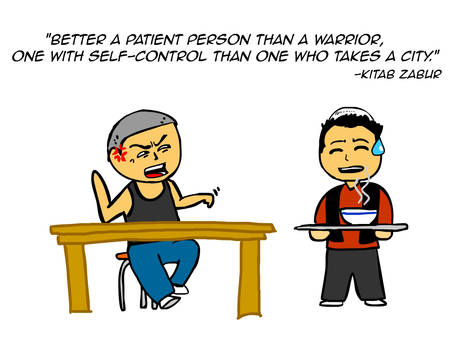 Better a patient person than a warrior