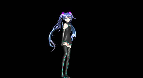 MMD Ghost Rule FTDX Miku Hologram Video