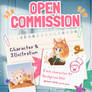 Commission is OPEN Character and Illustration