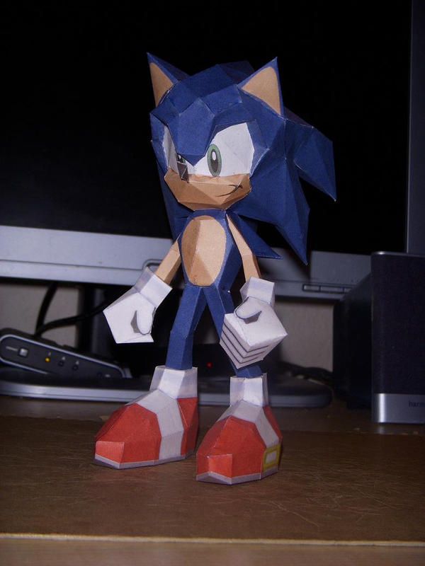 Sonic Papercraft by rideaseeker629 on DeviantArt