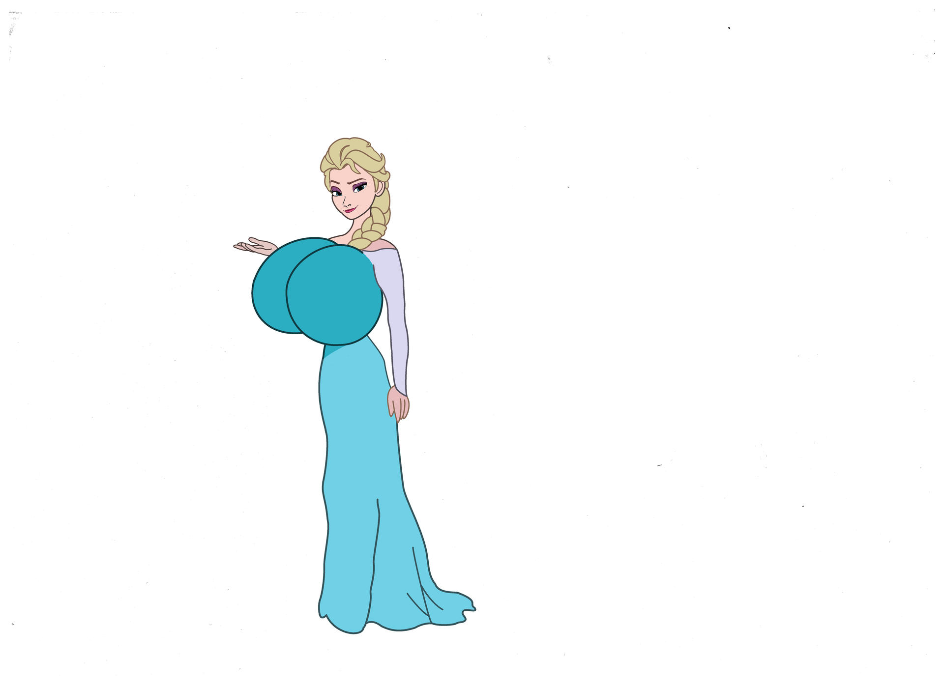 Frozen Inflation Deviantart Elsa Breast Expansion by Mevb on DeviantArt