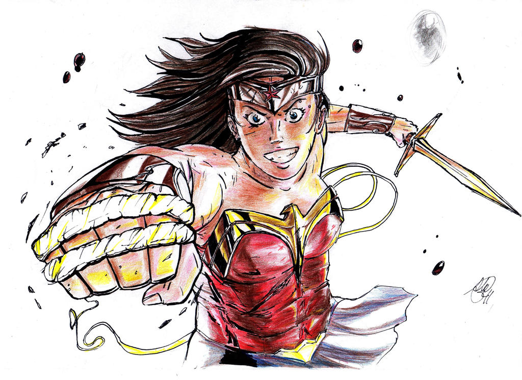 Wonder Woman - The Amazon Princess (Colored)