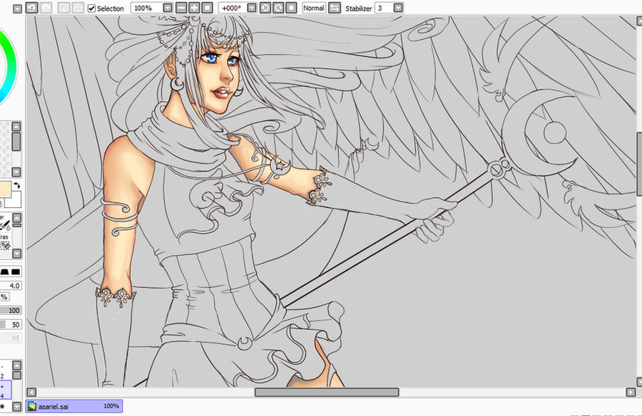 Asariel WIP by Kairorian on DeviantArt