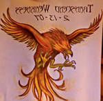 Phoenix Tat Drawing by Vanya229124