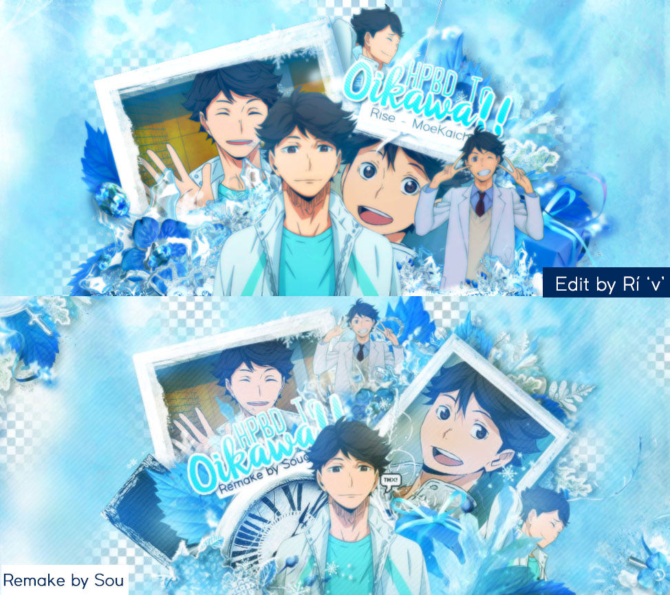 - [RemakeArt] HPBD to Oikawa