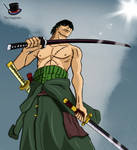 Badass Zoro by xTheMagicianx