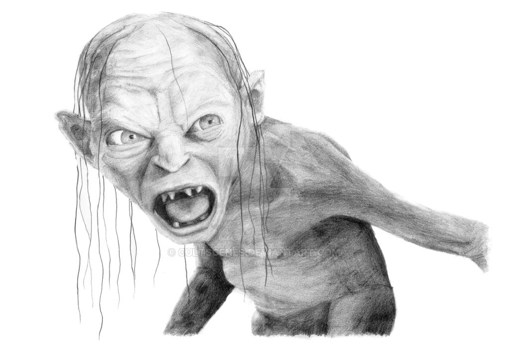 LORD OF THE RINGS GOLLUM DRAWING by Cultscenes on DeviantArt