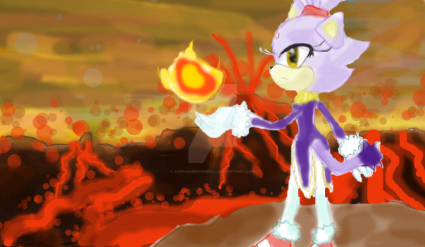 blaze the cat, fire