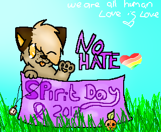 Spirit day 2012 - No hate!