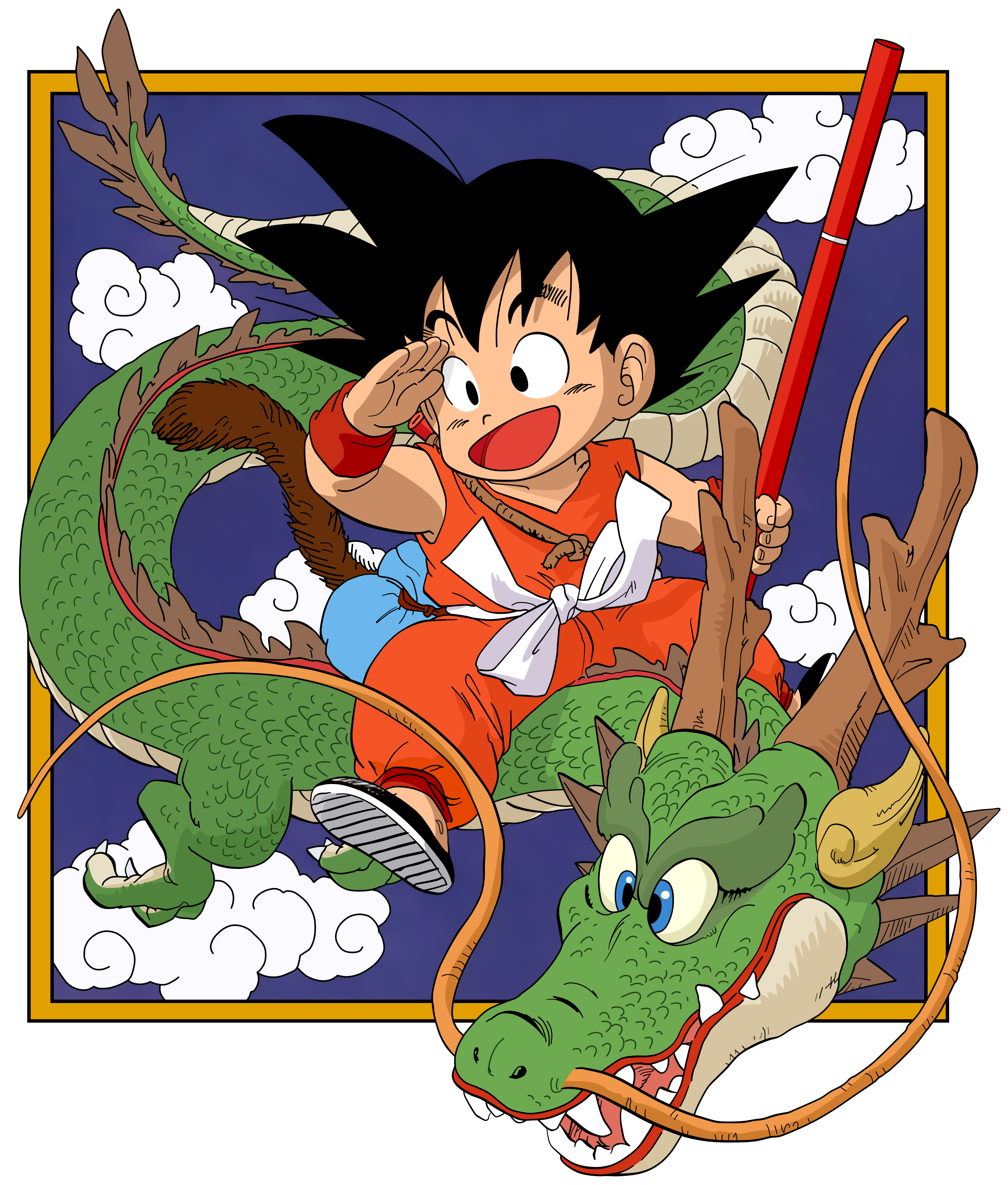 Dragon Ball - kid Goku and Shenlong - Manga vol.1