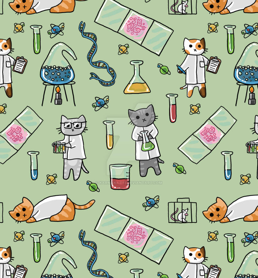 Science Cats by karmakazi13 on DeviantArt