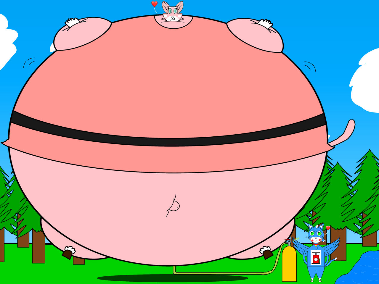 Inflation Love by CurtisThePegasusCat on DeviantArt