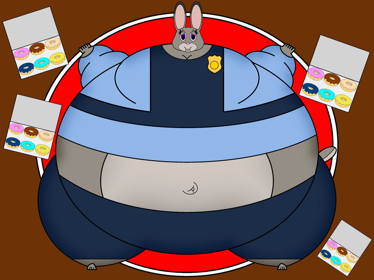 Fat Bunny by CurtisThePegasusCat on DeviantArt
